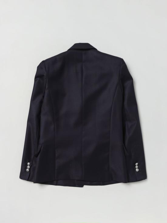 25FW [키즈] 발망 캐주얼 자켓 BT2R94I0183 635 Blue - BALMAIN