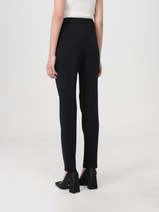 25FW 막스마라 스튜디오 스트레이트 팬츠 2416131051600 001 Black - MAX MARA STUDIO