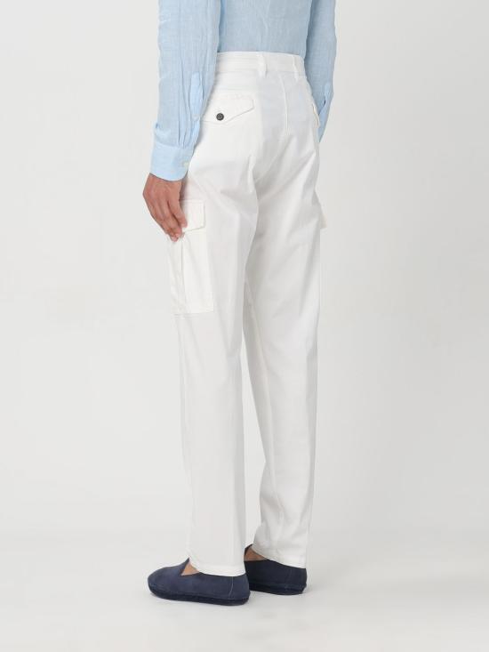  일레븐티 스트레이트 팬츠 I70PAND03TET0G002 01N White - ELEVENTY