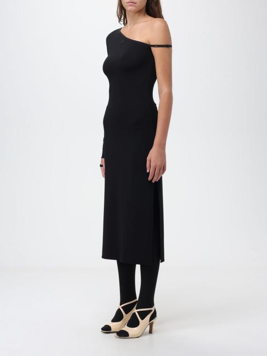  쿠레쥬 미디 원피스 323JRO243JS0097 9999 Black - COURREGES