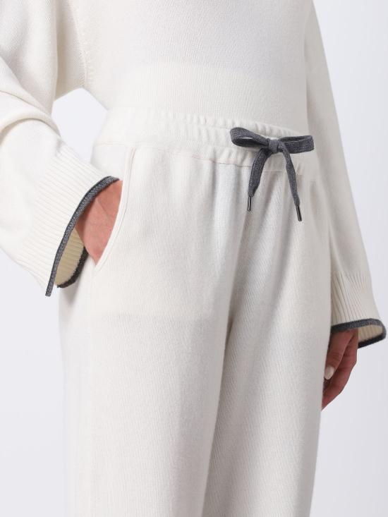  브루넬로 쿠치넬리 트레이닝/조거 팬츠 M12718189 C159 Yellow Cream - BRUNELLO CUCINELLI