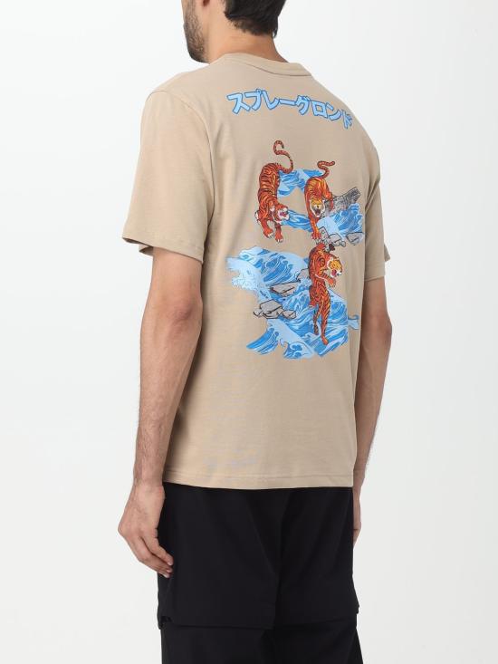  스프레이그라운드 반팔 티셔츠 SP400 Beige - SPRAYGROUND