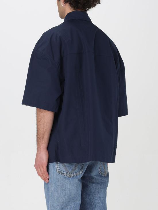  보테가베네타 반팔 셔츠 783331V2BL0 4405 Blue - BOTTEGA VENETA