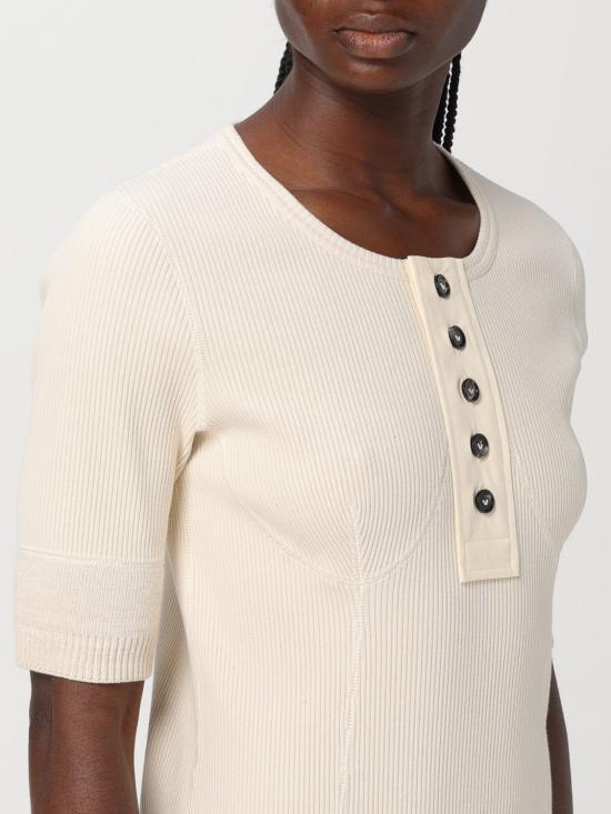  보테가베네타 반팔 티셔츠 779195V3Z60 9028 Yellow Cream - BOTTEGA VENETA