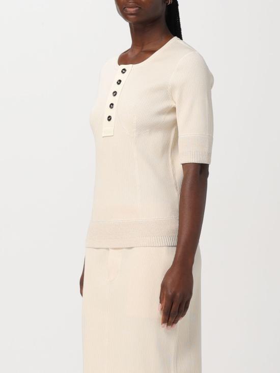  보테가베네타 반팔 티셔츠 779195V3Z60 9028 Yellow Cream - BOTTEGA VENETA