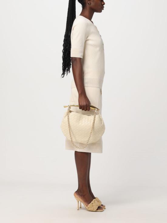  보테가베네타 반팔 티셔츠 779195V3Z60 9028 Yellow Cream - BOTTEGA VENETA