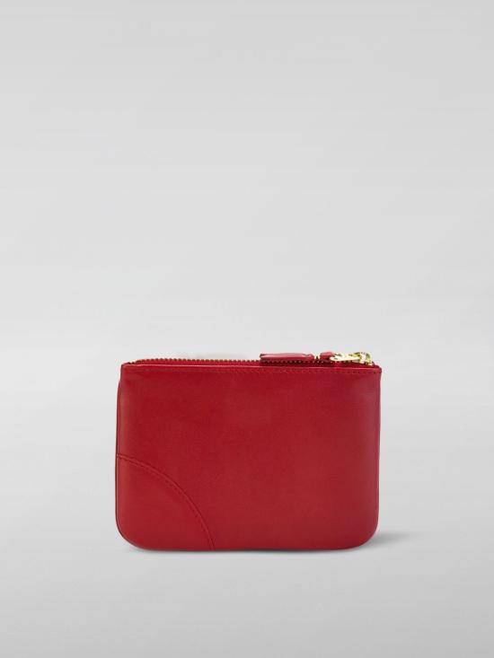 25FW 꼼데가르송 클래식 레더 라인 파우치 SA8100 Red - COMME DES GARCONS
