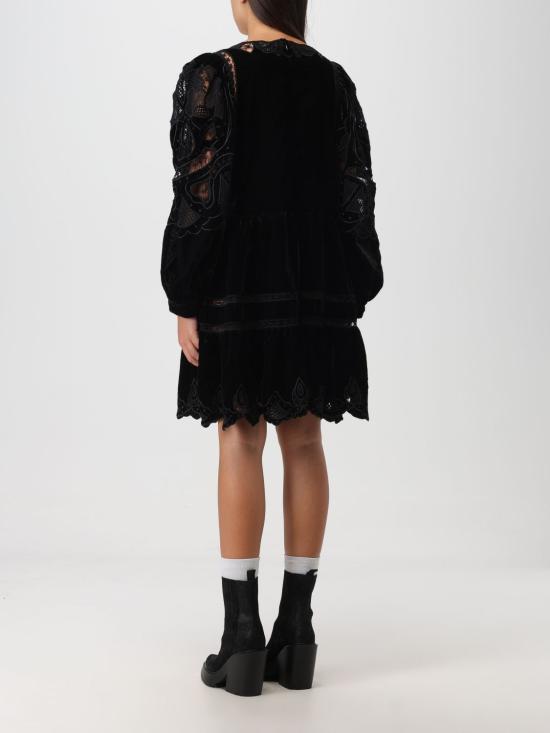  씨뉴욕 숏 원피스 AW23 090 BLACK Black - SEA NY