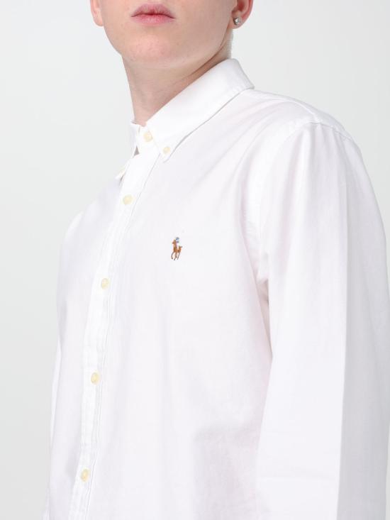 26SS 랄프 로렌 긴팔 셔츠 710792041001 White - RALPH LAUREN