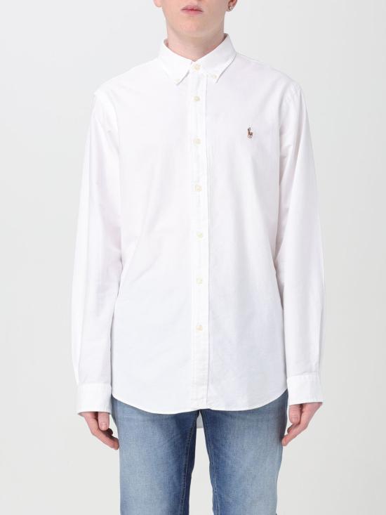 26SS 랄프 로렌 긴팔 셔츠 710792041001 White