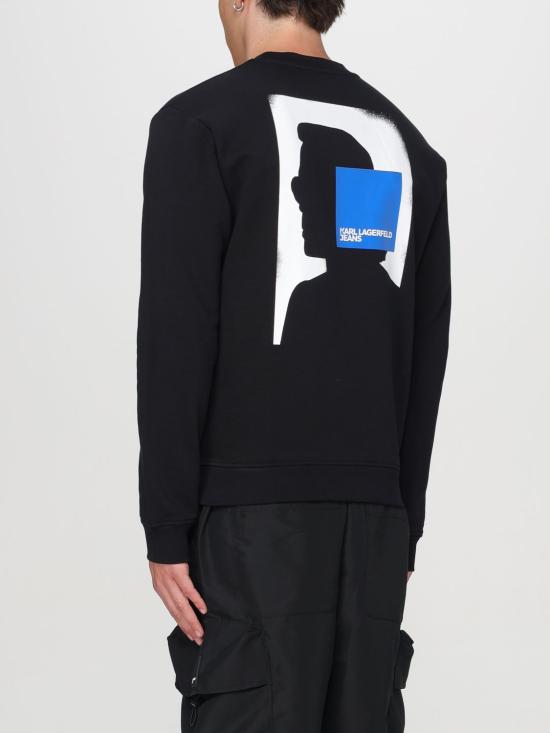  칼라거펠트 긴팔 티셔츠 241D1807 101 Black - KARL LAGERFELD