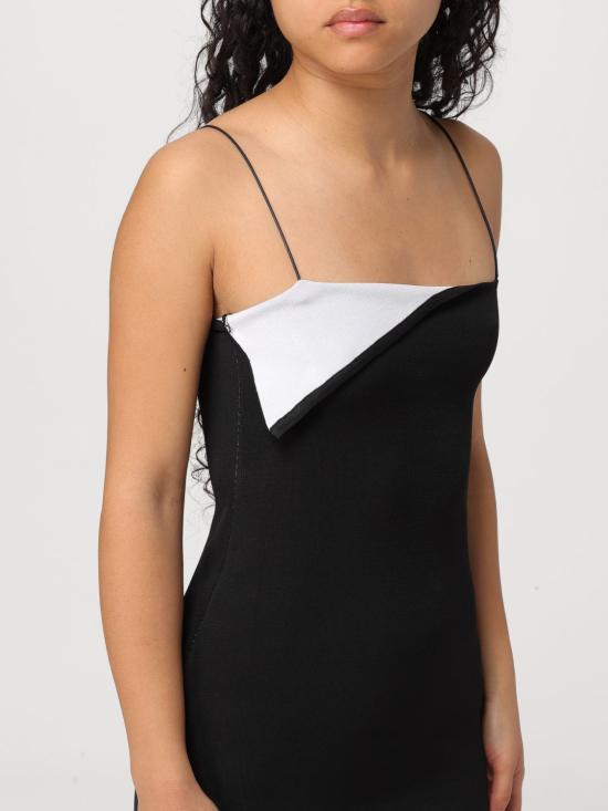 25FW 자크뮈스 숏 원피스 241KN4312358 990 Black - JACQUEMUS