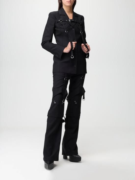 25FW 오프화이트 데님 스트레이트 팬츠 OWCF020F23FAB001 1000 Black - OFF WHITE