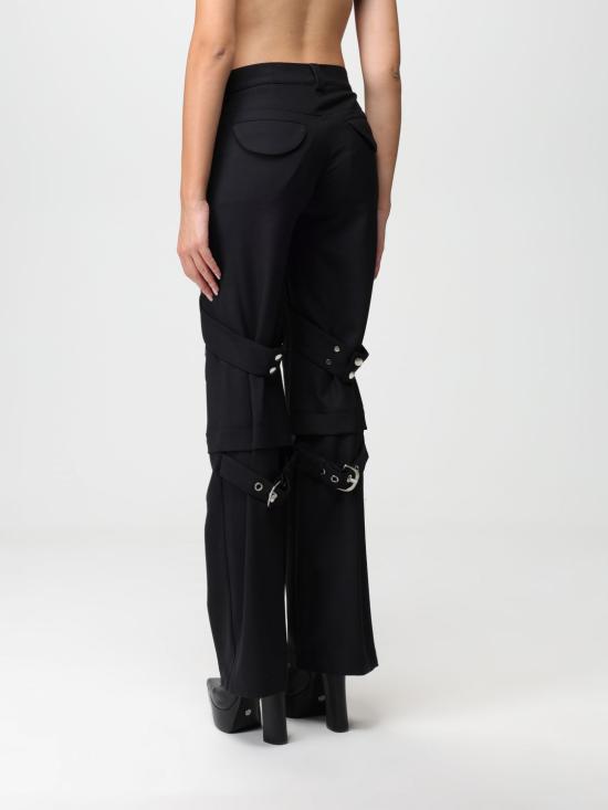 25FW 오프화이트 데님 스트레이트 팬츠 OWCF020F23FAB001 1000 Black - OFF WHITE