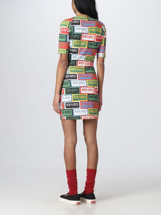  겐조 숏 원피스 FD52RO7294SN MU Green - KENZO