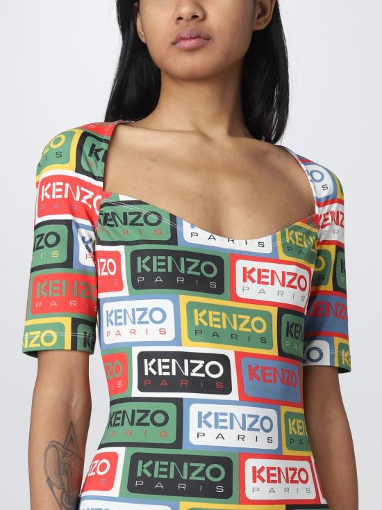  겐조 숏 원피스 FD52RO7294SN MU Green - KENZO