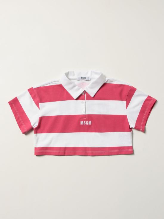  [키즈] 엠에스지엠 폴로 셔츠 MS028773 001 04 Fuchsia