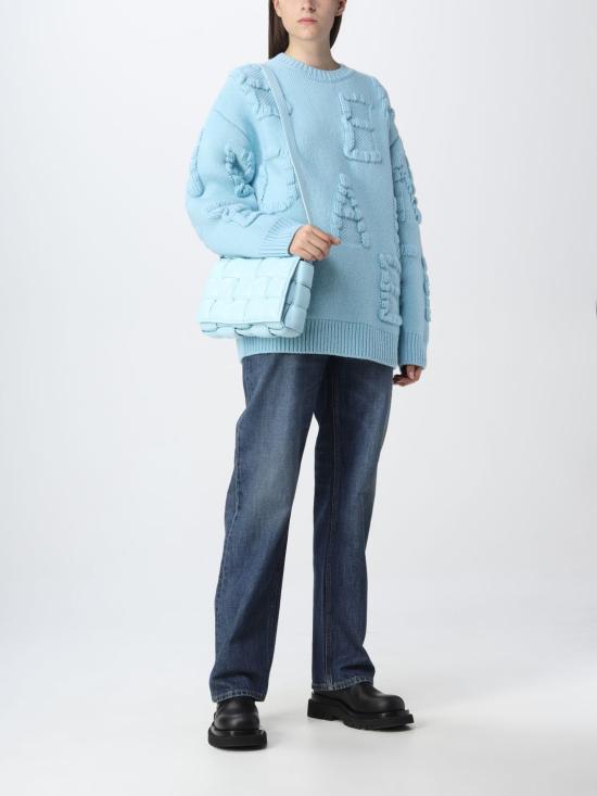  보테가베네타 스웨터 707883V26T0 8955 Sky - BOTTEGA VENETA