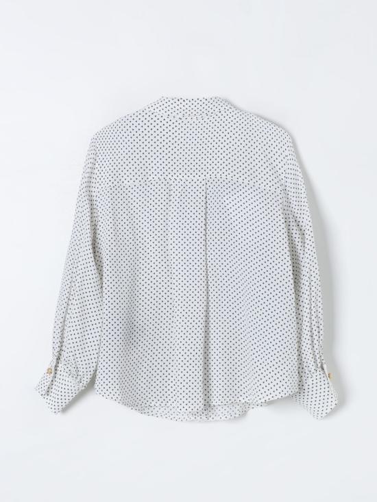 25FW [키즈] 발망 셔츠 BU5A40K0174 101NE Yellow Cream - BALMAIN