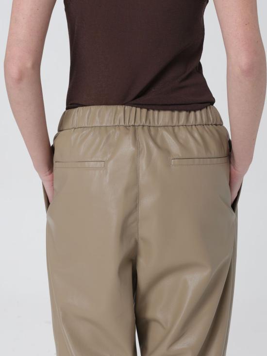  나누슈카 스트레이트 팬츠 NM24RSPA00879 ASHY TAUPE Coffee - NANUSHKA