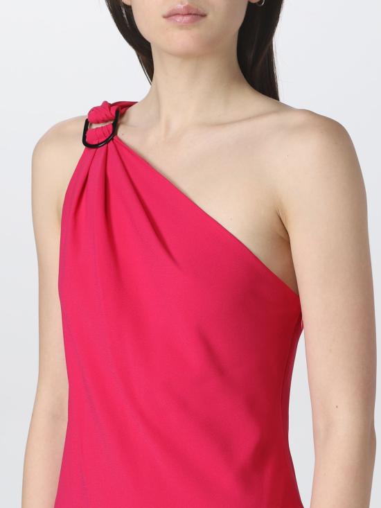  랄프 로렌 미디 원피스 253903215 001 Fuchsia - RALPH LAUREN