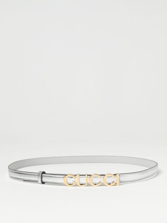  구찌 슬림 벨트 7516021LD0G 8106 Silver