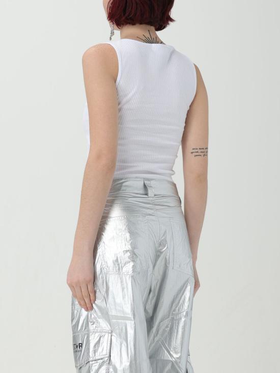 25FW 지씨디에스 민소매 티셔츠 A1OW2806JA2 10 White - GCDS