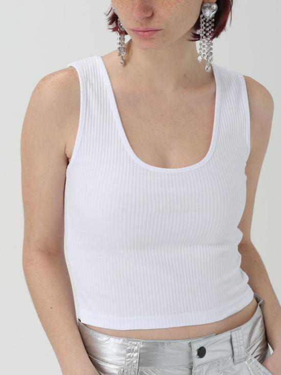 25FW 지씨디에스 민소매 티셔츠 A1OW2806JA2 10 White - GCDS