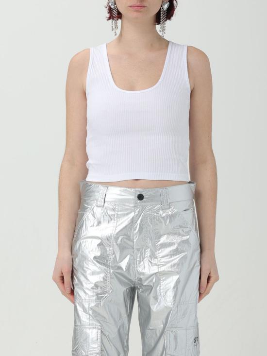 25FW 지씨디에스 민소매 티셔츠 A1OW2806JA2 10 White