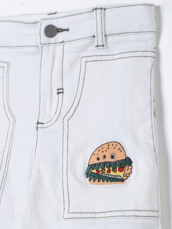  [키즈] 스텔라 맥카트니 쇼츠/버뮤다 TU6R39Z0156 101 Yellow Cream - STELLA MCCARTNEY