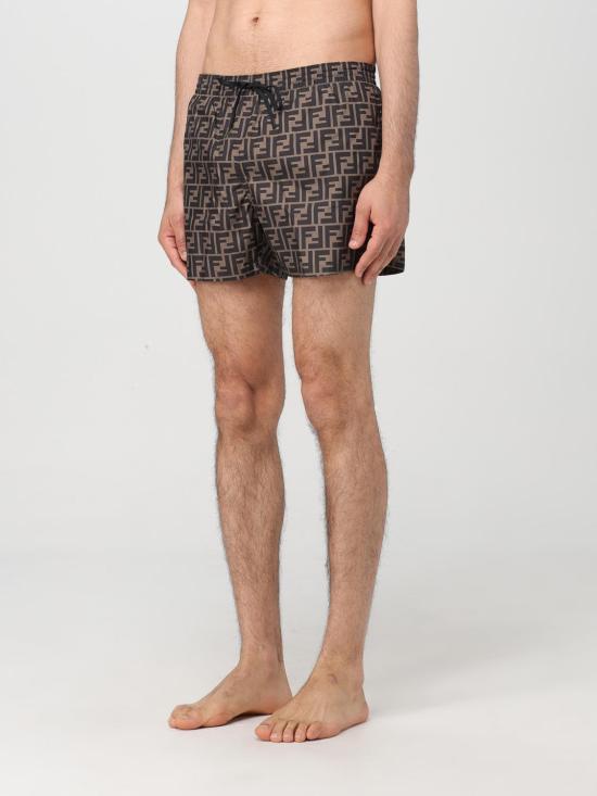 25FW 펜디 스윔팬츠 FXB077A79F F13IZ Brown - FENDI