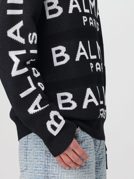  발망 스웨터 CH1KE010KE07 EAB Black - BALMAIN