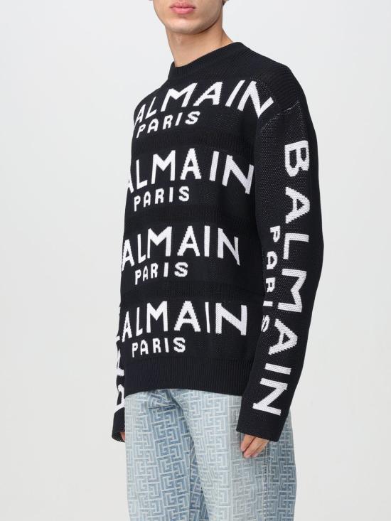  발망 스웨터 CH1KE010KE07 EAB Black - BALMAIN