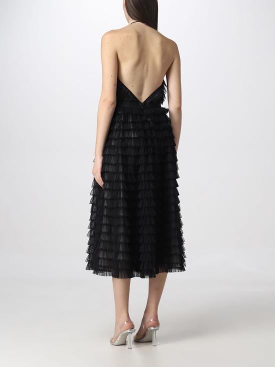  핑코 미디 원피스 100485A0M6 ZN2 Black - PINKO