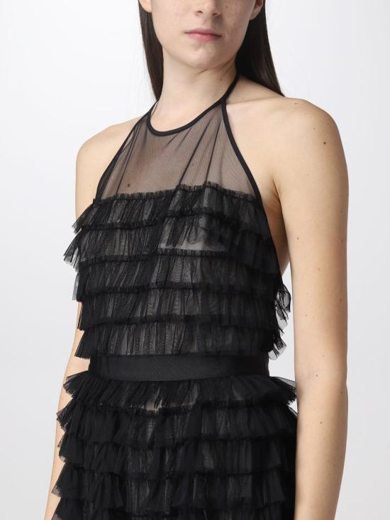  핑코 미디 원피스 100485A0M6 ZN2 Black - PINKO