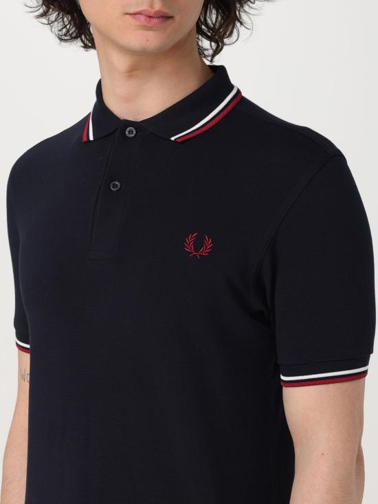 25FW 프레드페리 폴로 티셔츠 M3600 T55 Blue 2 - FRED PERRY
