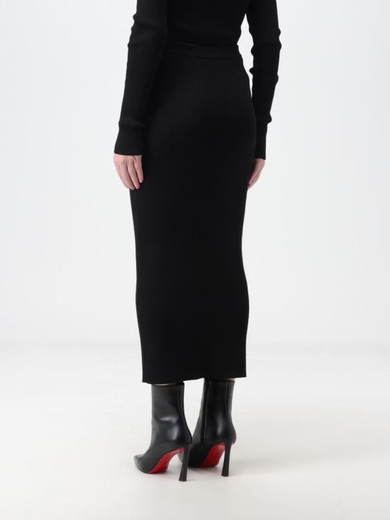 25FW 알렉산더 맥퀸 롱 스커트 768608Q1A65 1000 Black - ALEXANDER MCQUEEN