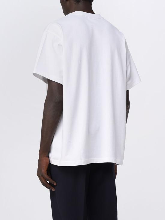 25FW 버버리 EKD 코튼 티셔츠 8072756 White - BURBERRY