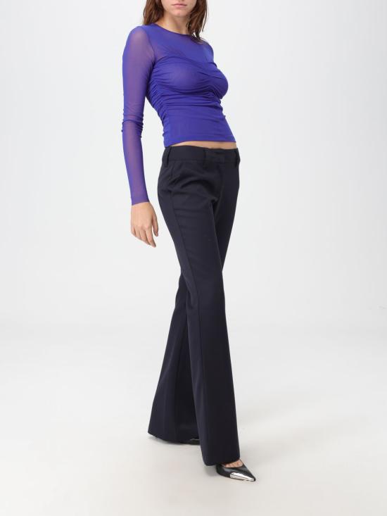 25FW 팜앤젤스 스트레이트 팬츠 PWCA119F23FAB001 4610 Navy - PALM ANGELS