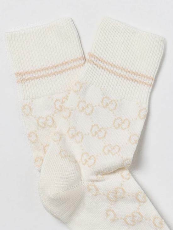  구찌 양말 7572883GA10 9278 Yellow Cream - GUCCI