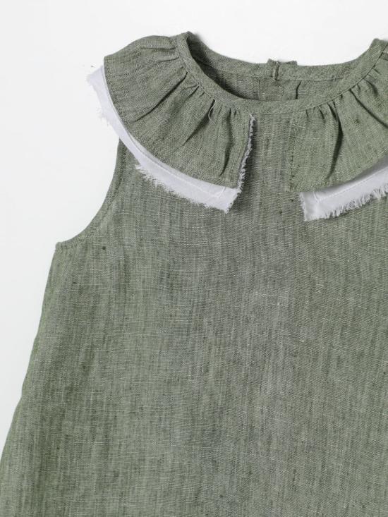  [키즈] 일 구포 블라우스 CA027L0015 537 Sage - IL GUFO