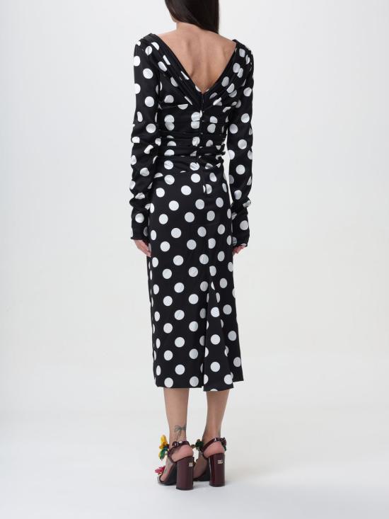  돌체앤가바나 롱 원피스 F6DJFTFSIBL HNL2W Black - DOLCE & GABBANA