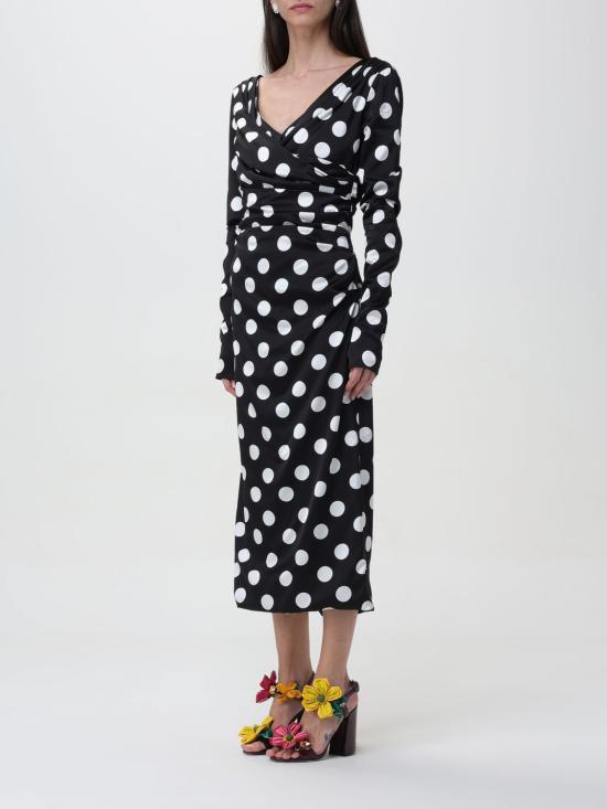  돌체앤가바나 롱 원피스 F6DJFTFSIBL HNL2W Black - DOLCE & GABBANA