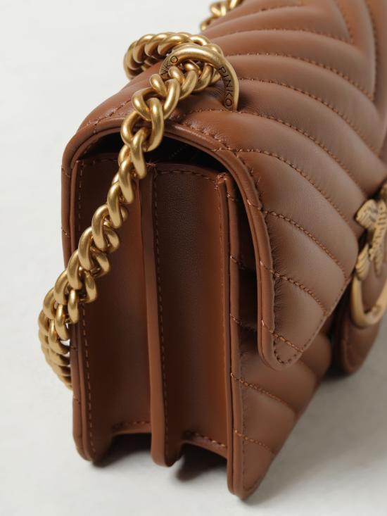 25FW 핑코 토트백 100074A0GK L17Q Leather - PINKO