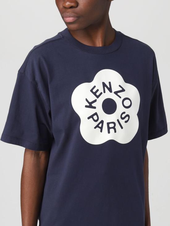  겐조 반팔 티셔츠 FD52TS0464SC 77 Blue - KENZO