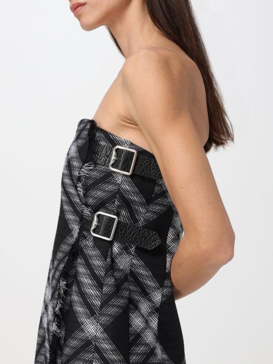 25FW 버버리 미디 원피스 8083033 Black - BURBERRY