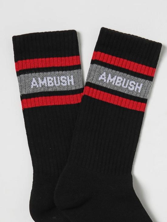  엠부시 양말 BWRA007F23KNI001 1006 Black 1 - AMBUSH
