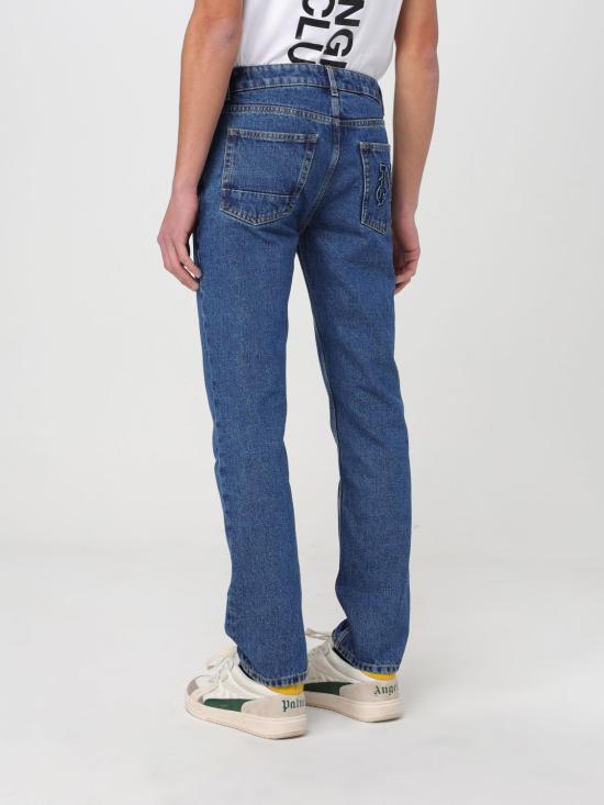 25FW 팜앤젤스 데님 팬츠 PMYA039R24DEN001 4010 Gnawed Blue - PALM ANGELS