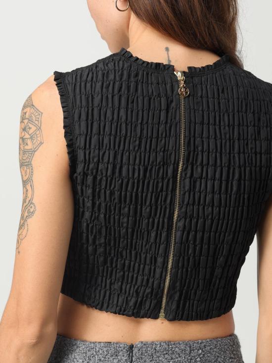  파투 민소매 티셔츠 TO0370011 999B Black - PATOU