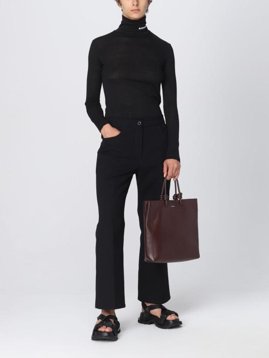 25FW 질샌더 스트레이트 팬츠 J02KA0120J45020 001 Black - JIL SANDER